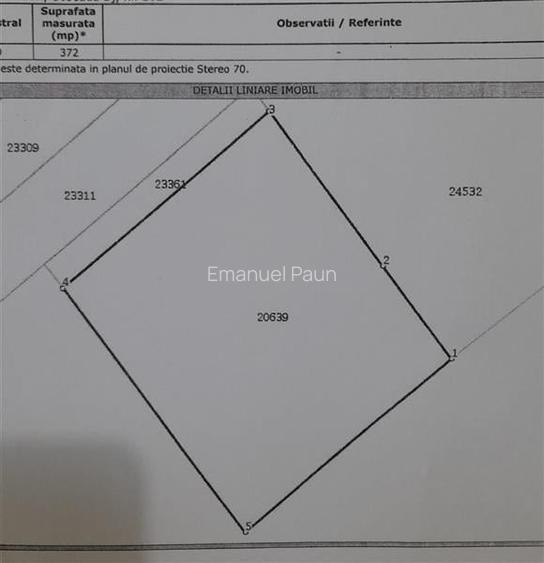 Teren Construcții intravilan de 372 mp, în Ploieștiori