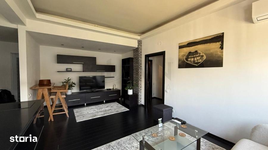 Apartament cu 2 camere semidecomandat, mobilat în Cișmigiu