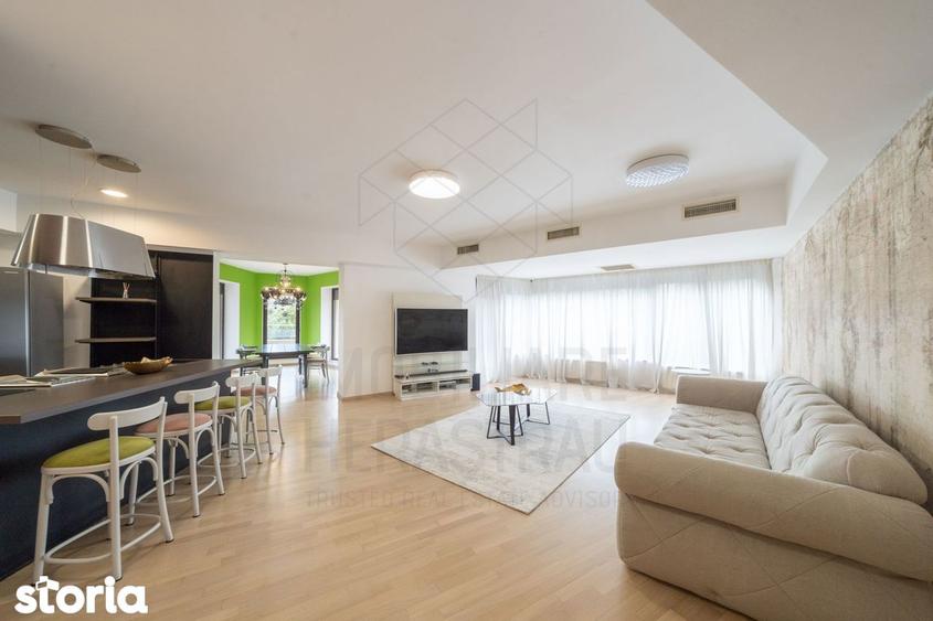 Apartament cu 6 camere, mobilat în Herăstrău