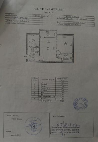 Apartament cu 2 camere în Central
