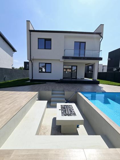 Vila individuala cu piscina si fireplace - 4 camere - 3 bai - dressing - 1