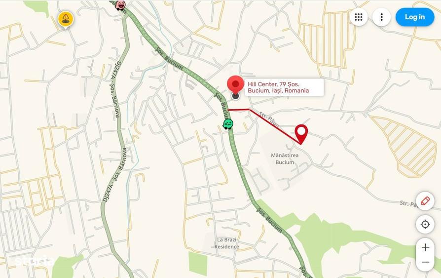 P. F. vand teren 5000mp -intravilan Bucium -Iasi; front stradal 50mp - 2