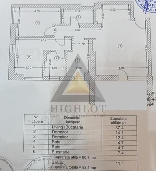 3 camere PANORAMA Residence Sisesti 2 Cocosi - 18