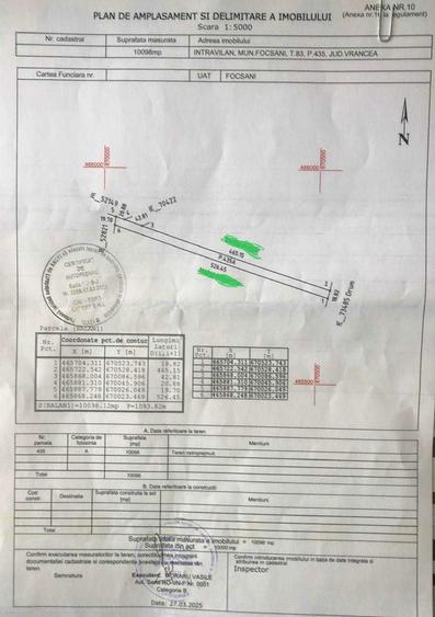 teren intravilan Focsani - 2000 mp - 1