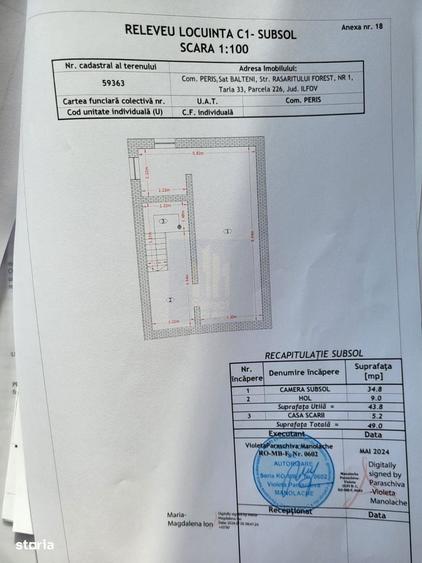 Vila De Vanzare |4 Camere| 2800mp Teren| Iesire la Padure*Tur Virtual* - 12