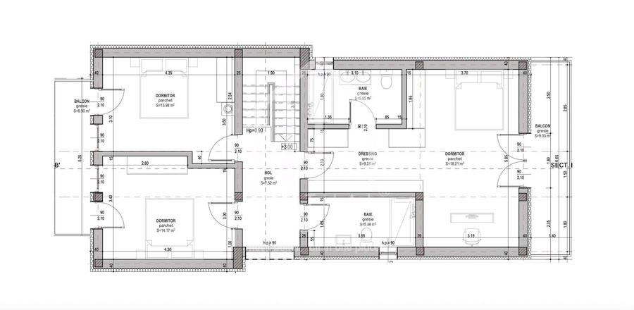 Casa individuala, 4 camere, 925mp teren, toate utilitatile, Cisnadie - 4