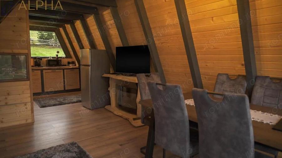 Cabana A Frame 115mp utili, Teren 3450mp, Coada Lacului Colibita - 5