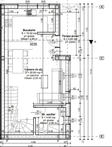 Casa 120 mp, teren 125 mp, zona Borhanci - 9
