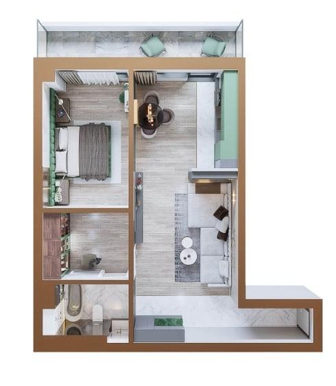 Aparatament 2CD, 111760euro, Copou - 1