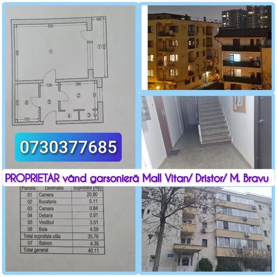PROPRIETAR vând garsonieră 41m/Mall Vitan/Dristor/Mihai Bravu/1990/bloc reabilit - 10