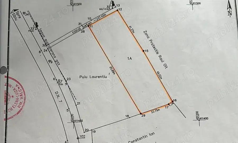 Teren Iesire la Olt Gura Vai Posibilitate rate - 1