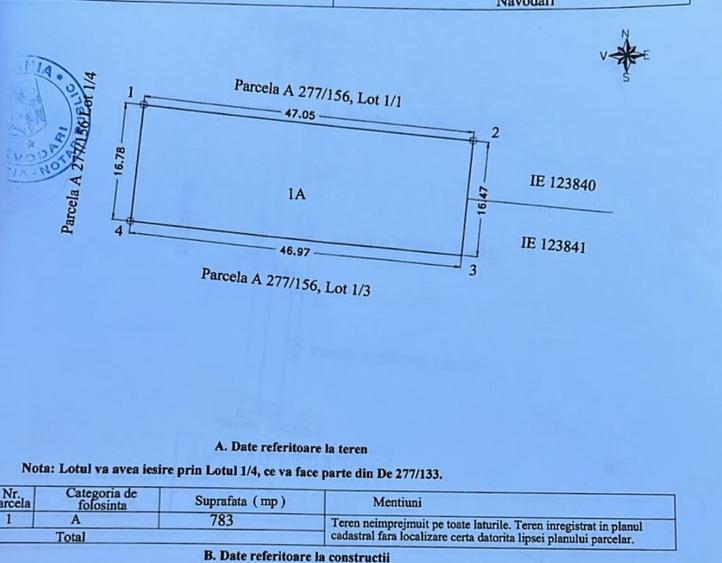 Teren intravilan Navodari / 780 mp - 3