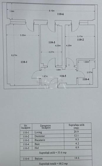 Apartament cu 2 camere decomandat în Theodor Pallady