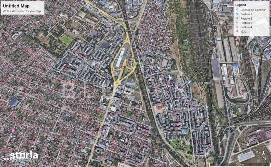 Teren de 2114 mp, în Central