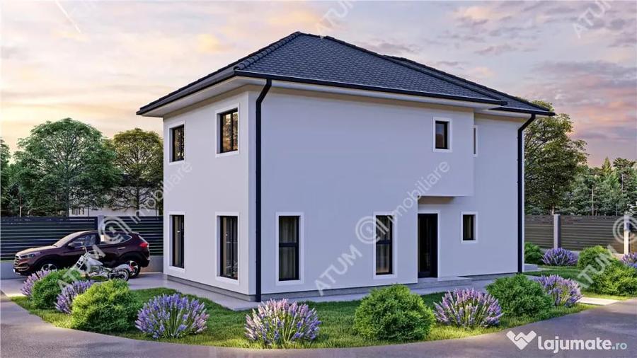 Casa individuala la cheie 4 camere decomandate si 340 mp ter - 1