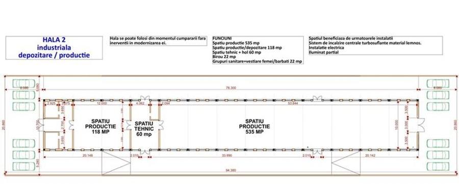 Hala Industriala la cheie de vanzare zona Horlesti - 1