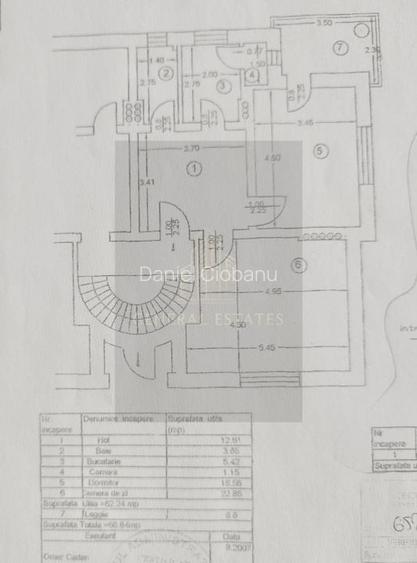 Vânzare apartament cu 2 camere - 69 m.p. Centru - Copou - Iași