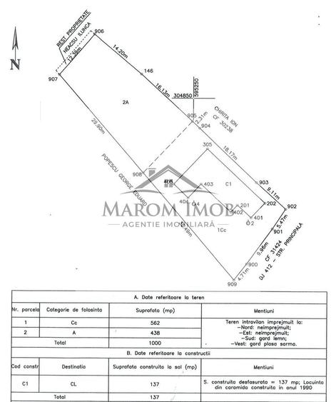 Casă la roșu P+E, 1000 mp teren, utilități, acces asfaltat – Câmpurelu - 3