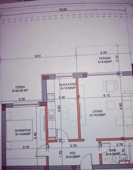Apartament 2 camere, 54MP UTILI plus gradina 66mp - 5
