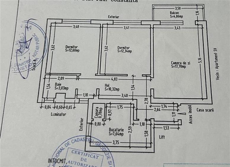 Apartament 3 Camere, Decomandat, Boxa+Loc de Parcare, Casa de Cultura - 13