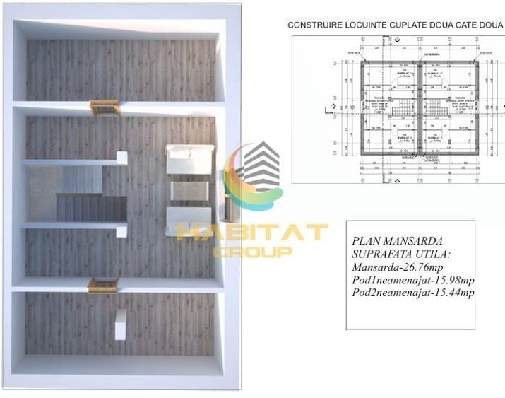 Vila tip duplex- 6 camere- teren 200mp- Popesti Leordeni - 7