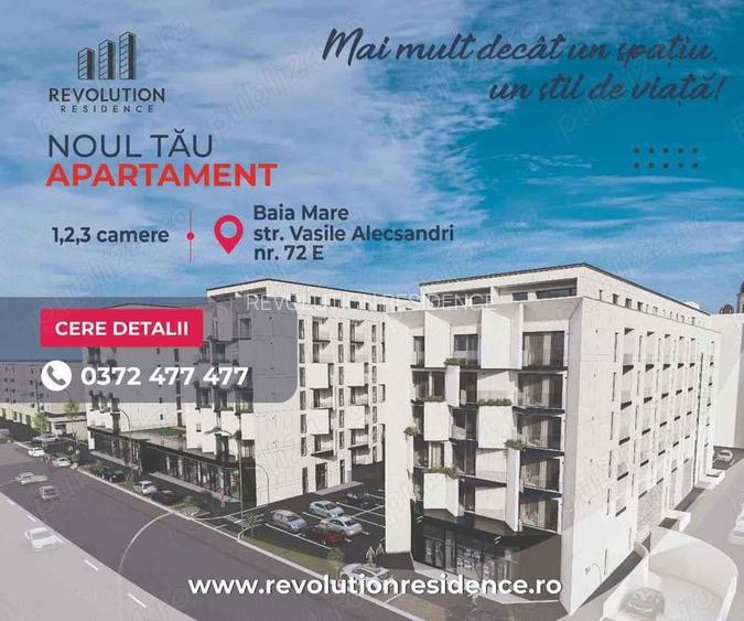 NEW! Apartamente 1, 2 si 3 camere - Vasile Alecsandri 72E, Baia Mare