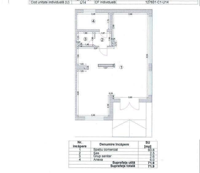 Proprietar inchiriez spatiu comercial 72mp str Oituz 18k Popesti Leordeni - 8