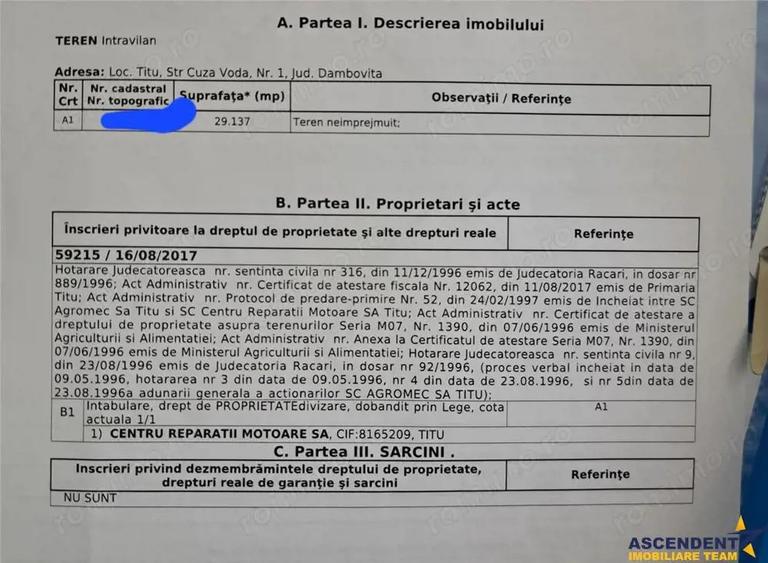 Oportunitate investitionala 29.200 mp teren intravilan,recomandat: mini-cartier de blocuri,case vile - 3