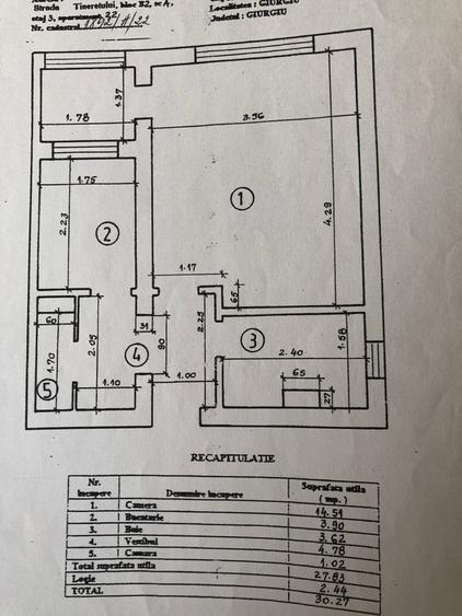 Garsoniera decomandata 30m2 - 3