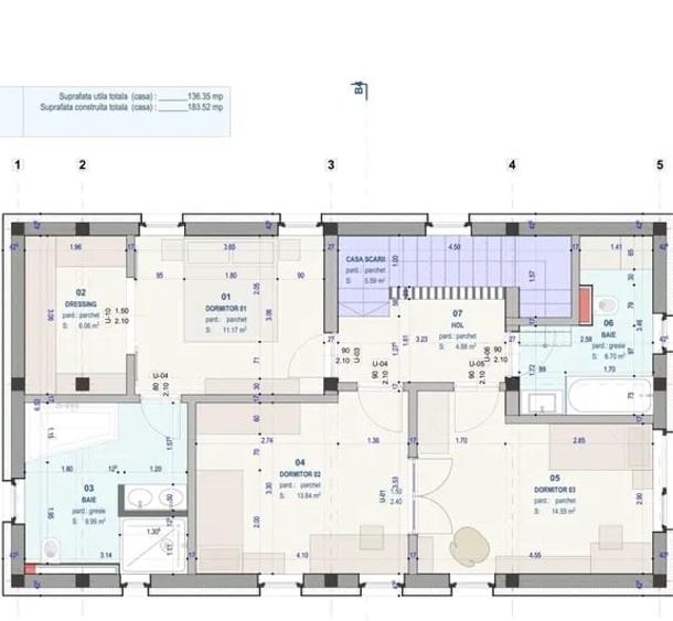 Casa individuală 4 camere in Chinteni, teren 700 mp, utili 157 mp - 2