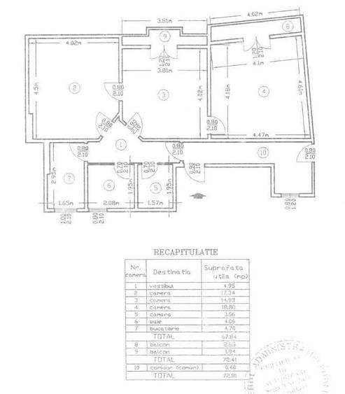 Apartament 3 camere mobilat si utilat, Centrala + AC, Pache Protopopescu, 650 EUR - 1
