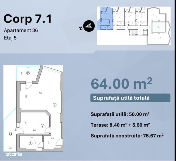 Apartament in complex cu piscina, la cativa pasi de plaja - 8