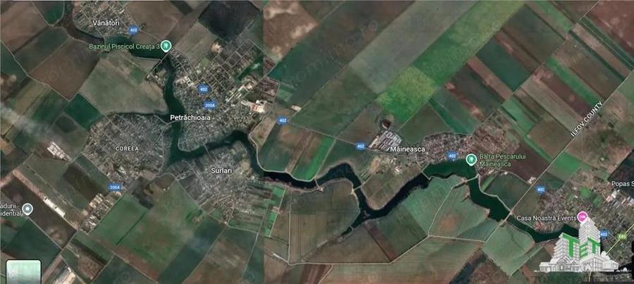 Oferim spre vanzare 5 loturi de teren extravilan (agricol) in Petrachioaia ILFOV la doar 5 euro mp. - 1