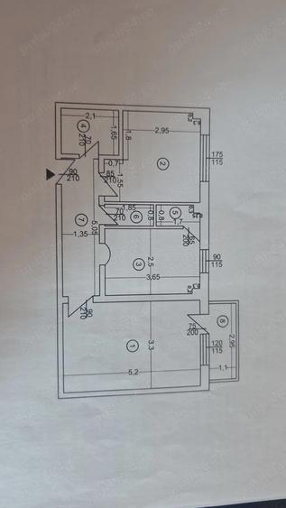 Vand apartament 2 camere decomandat etj 1 4 - 6