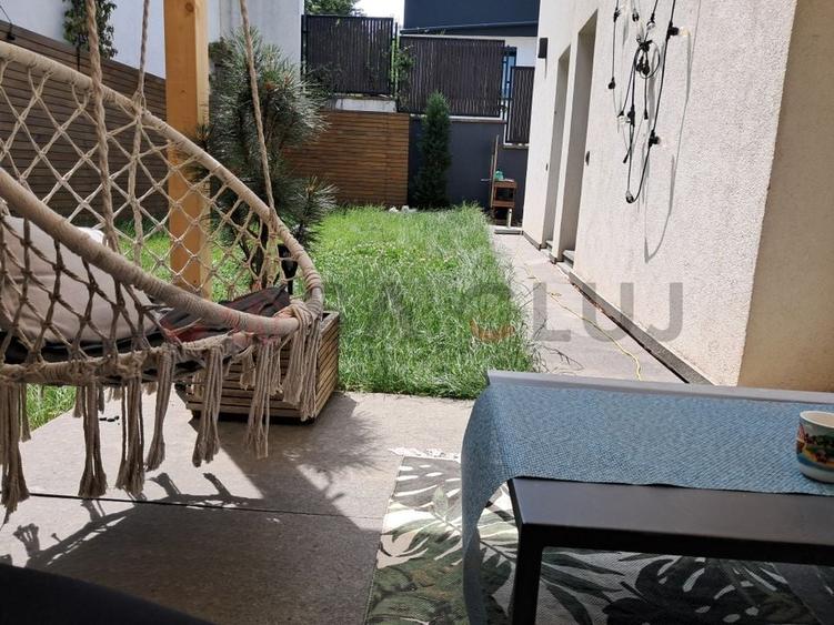 Apartament pe 2 nivele la vilă + Curte, Piscină, Saună și garaj, Gruia!! - 9