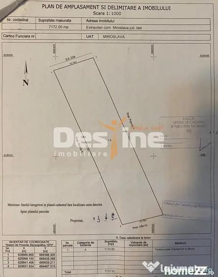 Teren de 7172 mp, în Valea Ursului