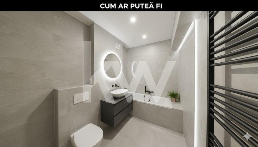Apartament cu 3 camere decomandat în Tractorul