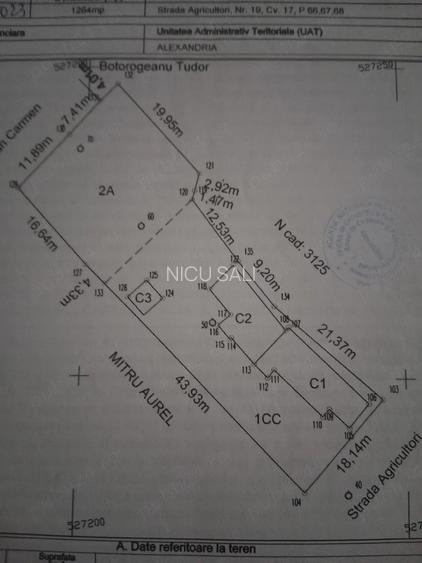 Casă cu Teren 1260 Mp în Central