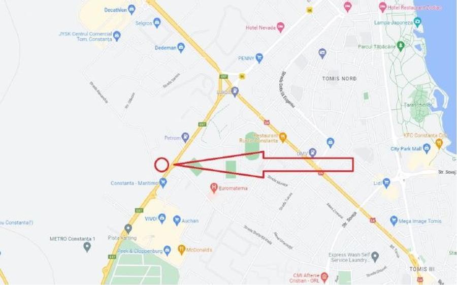 Teren intravilan 3 loturi - total suprafata 7.960 m.p. Constanta pret 600EUR/ mp - 4