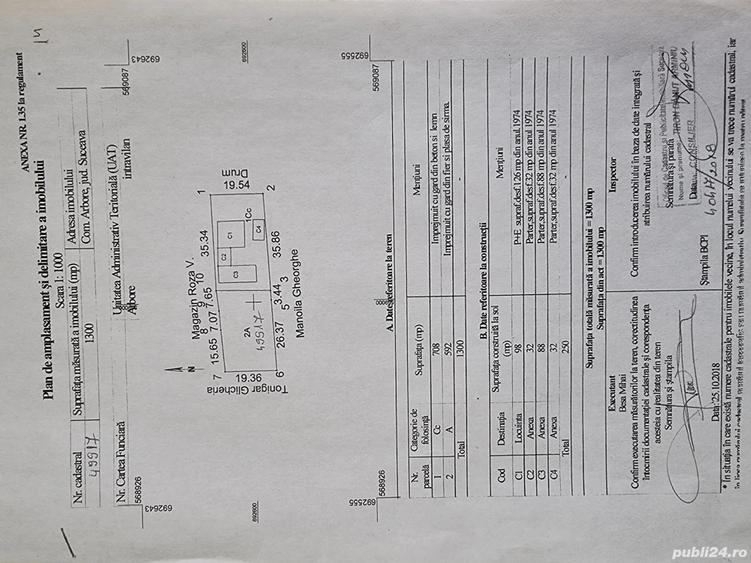 Vand casa de locuit + ?ura, grajd ?i garaj in centrul com. Arbore, jud. Suceava - 1