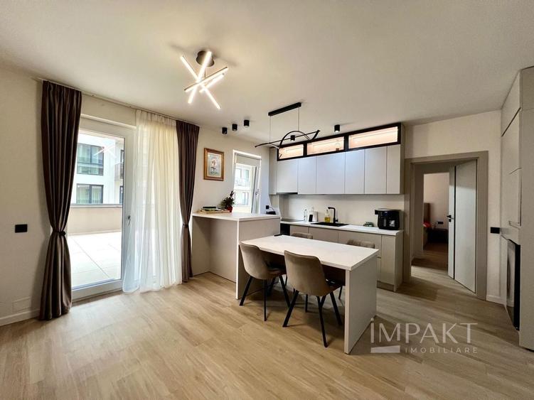 Apartament ultrafinisat cu terasa si view - 2