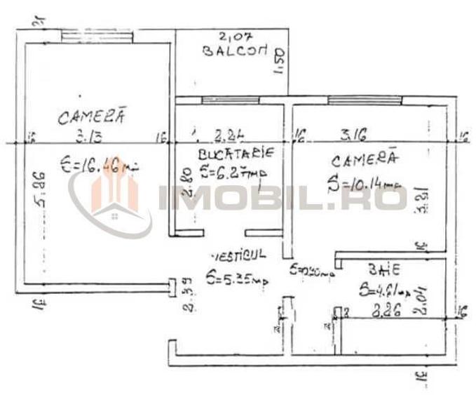 Apartament 2 camere Sfantu Lazar - Palas - Ocazie - 1