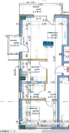 Apartament 2 camere, balcon, posibilitate parcare, Intre Lacuri - 1