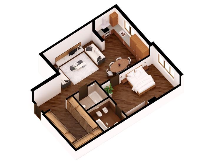 2 camere Piata Dorobanti - 2