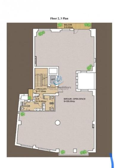 Spatiu comercial de vanzare pentru birouri, PIATA VICTORIEI&nbsp;335&nbsp;mp - 2