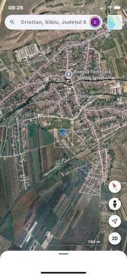 Teren intravilan in Cristian pentru ansamblu locuinte - 5