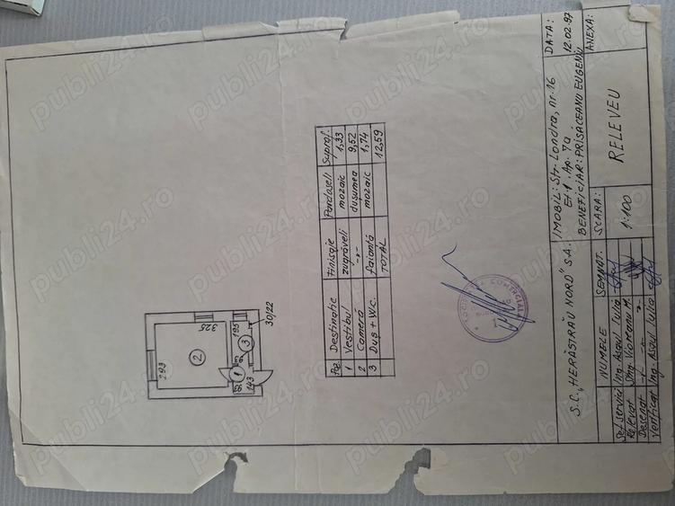 Vanzare garsoniera libera - 1