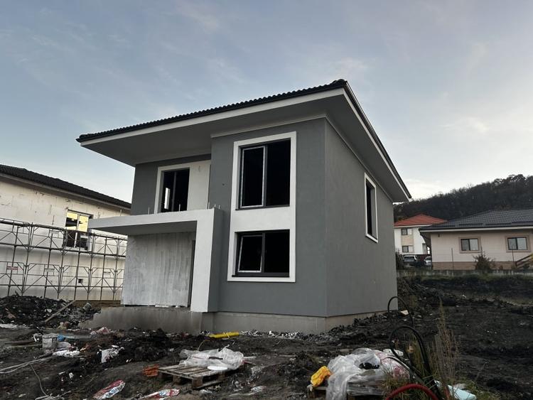 Teren autorizat in Chinteni pentru 2 case individuale cu fundatii ridicate - 5