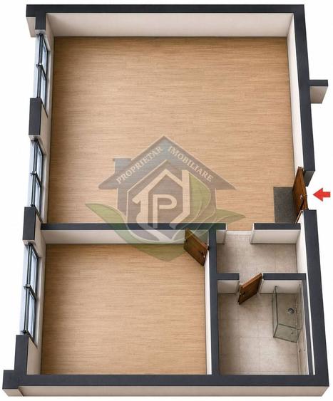 Apartament cu 2 camere - 2