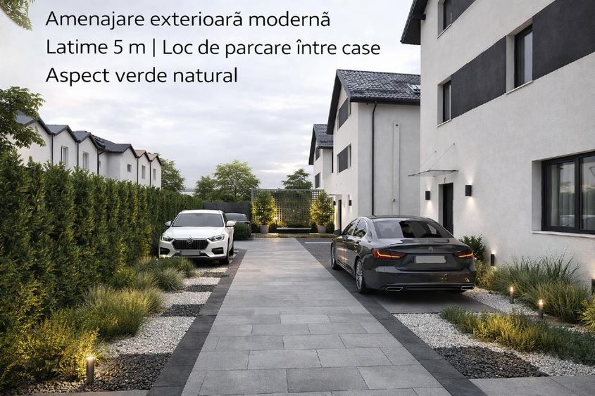 Vila +1+m individuala, 5 camere, 4 bai, garaj, str.Safirului, 0%tva - 10